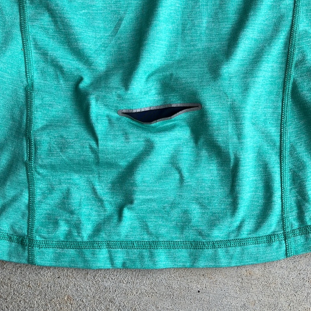Brooks- Run Happy- Pullover Hoodie Heather Green- Small - Picture 7 of 8